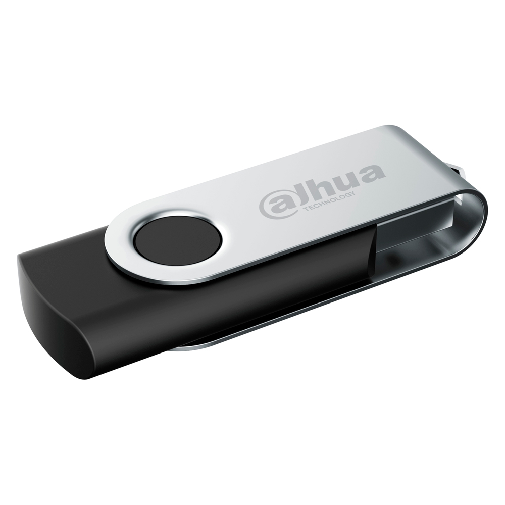 USB Flash Drive 32GB Negra con Diseño rotativo metálico USB-U116-20-32GB